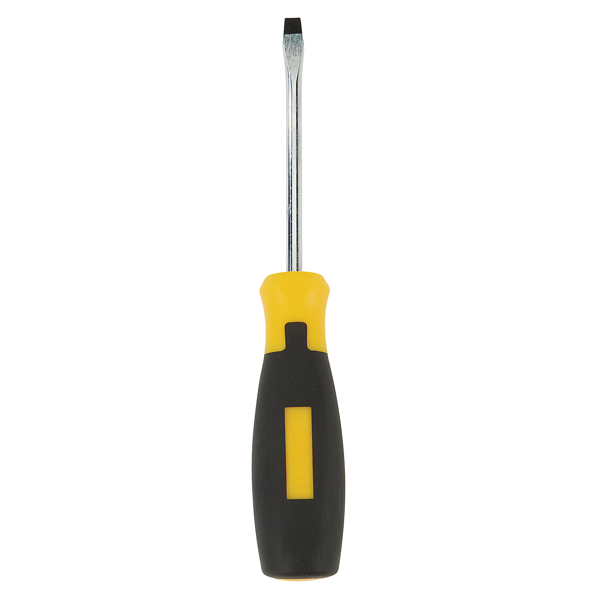 Klutch Comfort Grip Slotted Screwdriver, 1/4in. x 4in.